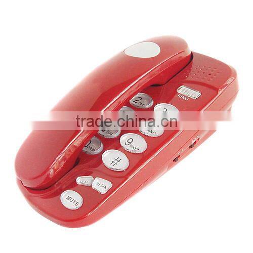 Funny cheap corded red home telephone