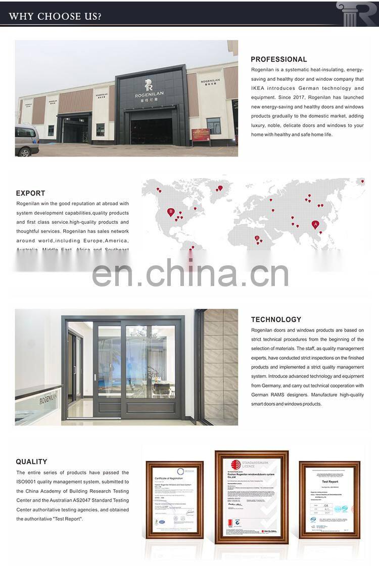 Australia Standard 2047 Aluminum Sliding Double Glazed Windows For Living Room