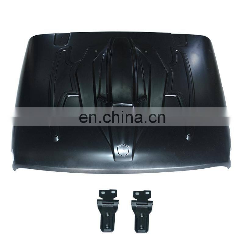 Hot sell offroad 4x4 hood cover for jeep wrangler JL 2018+ accessories black from Maiker