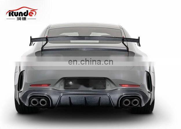 Runde Carbon Fiber Wide Body Kit For Mercedes Benz X290 AMG GT43/GT63 Upgrade To Brabus Rocket 900 Style Bodykit Bumper