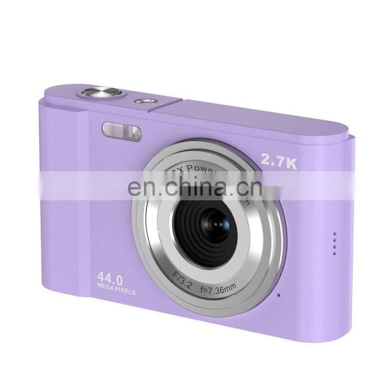 2.7K 44MP 16X Digital Zoom 700mAh Lithium Battery Photo Digital kids video Camera made in China