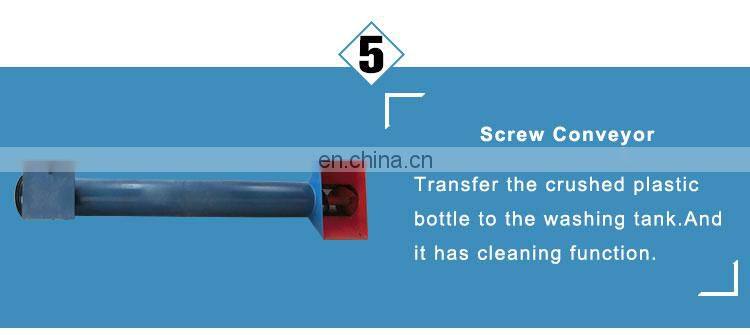 Water-ring plastic bottle crushing and cleaning machine PET material recycling equipment with factory price