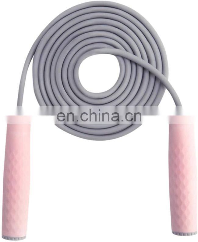 Professional Adjustable weighted Jump Rope with Aluminum Alloy Handle and Silicone Handle Coat