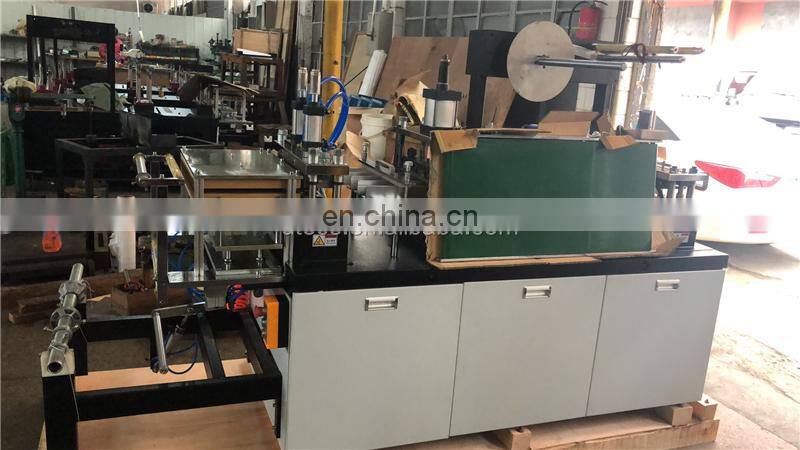 PCL450S Automatic Coco cola Plastic Cup Lid Making Machine, cold hot drink container cover forming machine with Security Cover