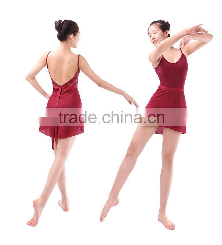 Training Tied Wrap Ballet Skirt, Practice Dance Skirt (WE05009)