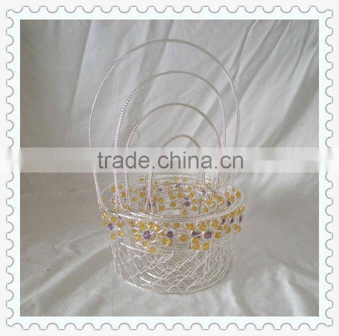 antique decorative iron wholesale wire baskets