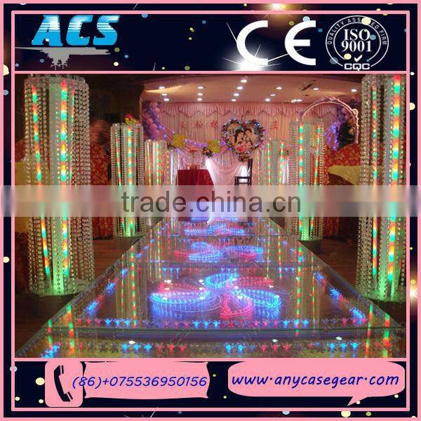 Alibaba china pool swiming stage/ glass rgb light stage/ different led light design stage promotion price