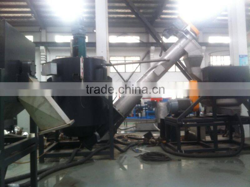 2000kgh PET bottle bales plastic crusher machinery manufacturer