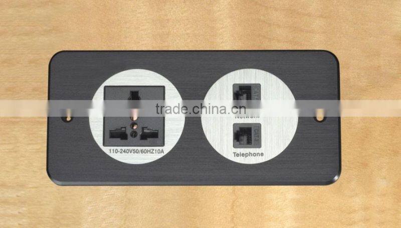 Hot Sale electrical Power Socket wall plate media hub