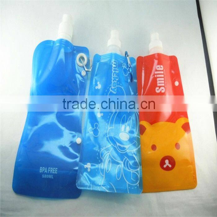 Japan/Korea plastic kids foldable water bottle
