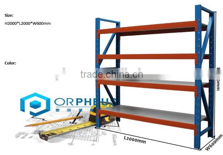 Light Duty Rack Steel Furniture Custom 4 Tier Iron Rack