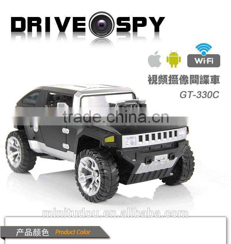 GT330C Iphone & Android Controlled Wifi RC Car With Spy Camera