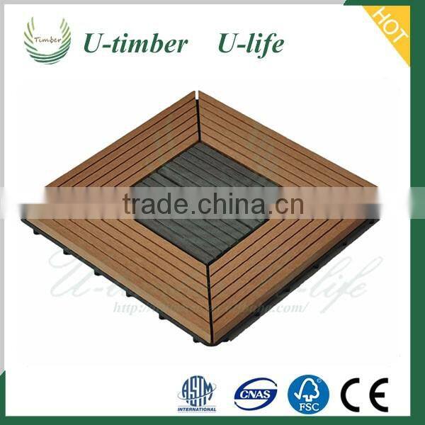 Wide varieties diy composite material flooring