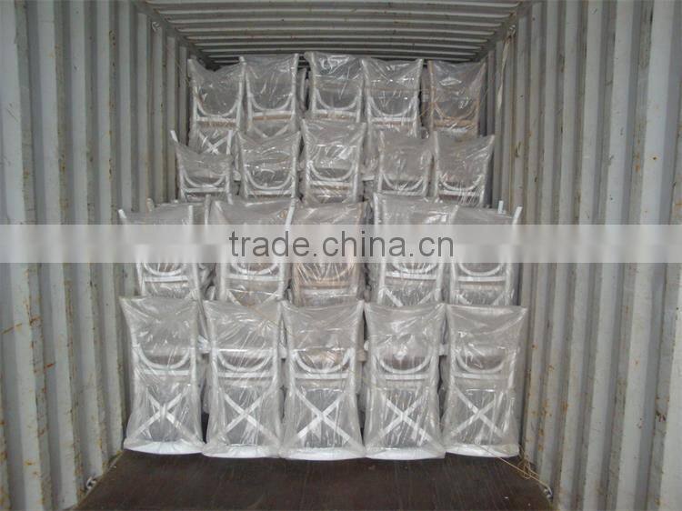 RCH-4002 French style rattan wood solid oak cross back chair