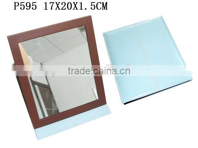 Custom PU Leather Mirror Gift Box China Wholesale W595