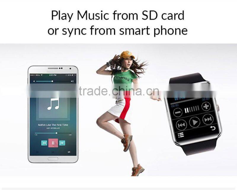2016 New Arrival Wearable Devices Android Smart Watch with GPS Android 4.4 MTK