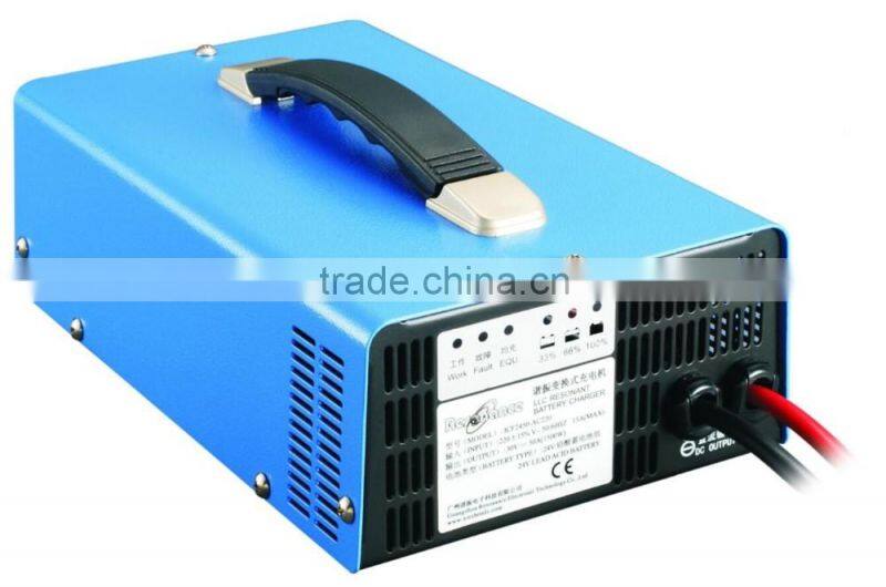 Full Automatic intelligent AC220V/50Hz/dc24v/50a portable lead-acid battery charger for car