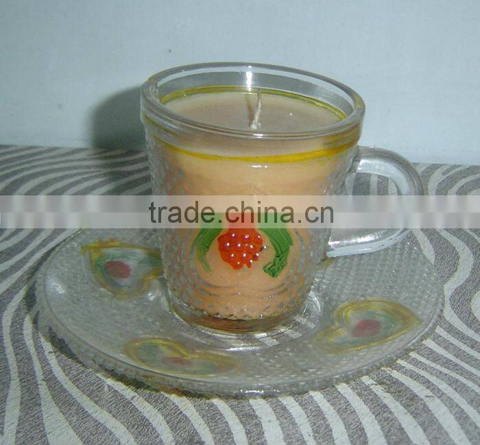 Glass Candle T light With holder