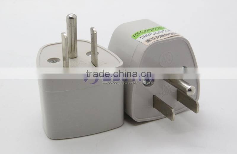 Manufacturer directly supply Universal to USA Plug Adapter with Ground Plug, 3 pin Universal AC USA Travel Adapter