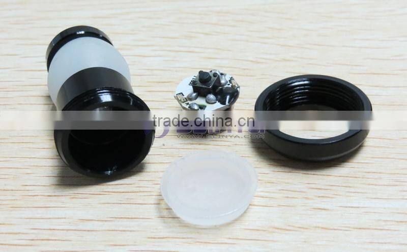 Fit 16 to 23mm Tube Red LED Waterproof Bicycle Warning Bike Handlebar Light