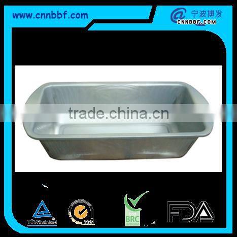 Ecofriendly food grade tin baking brea loaf pan cake case mold
