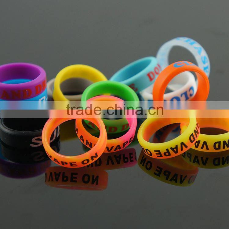 FDA Non-slip Ecig Mechanical Mod Silicone Custom Vape Bands