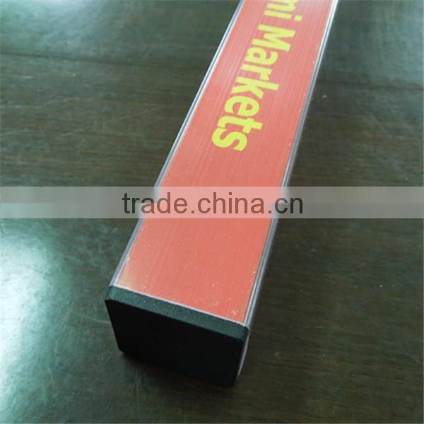 PVC cashier/lane divider supermarket grocery divider