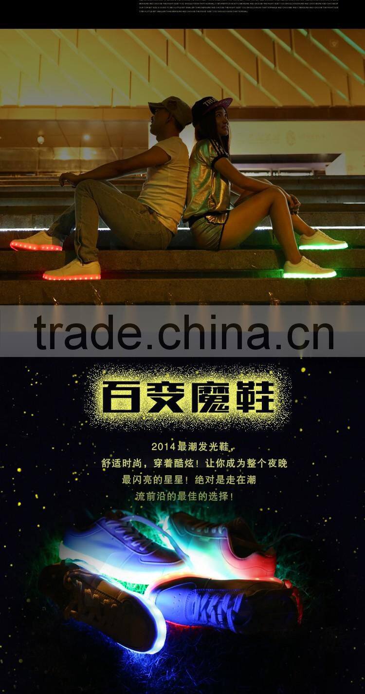 Best seller Summer shoes sneaker flasing led lights for shoes
