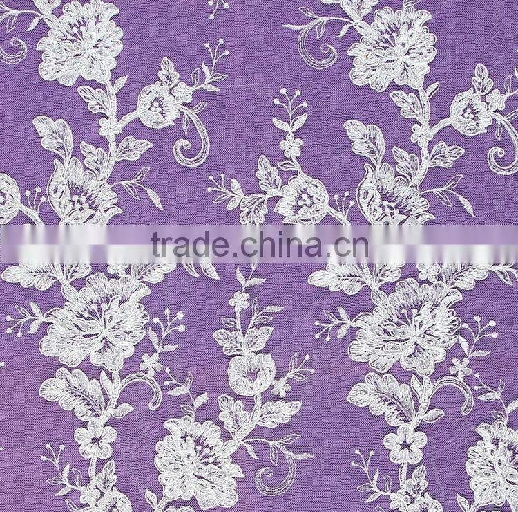 wholesale cheap nylon cotton embriodered high quality african lace for dress china supplier