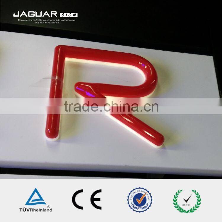 custom innovative outdoor advertising acrylic led neon light up letter sign China online