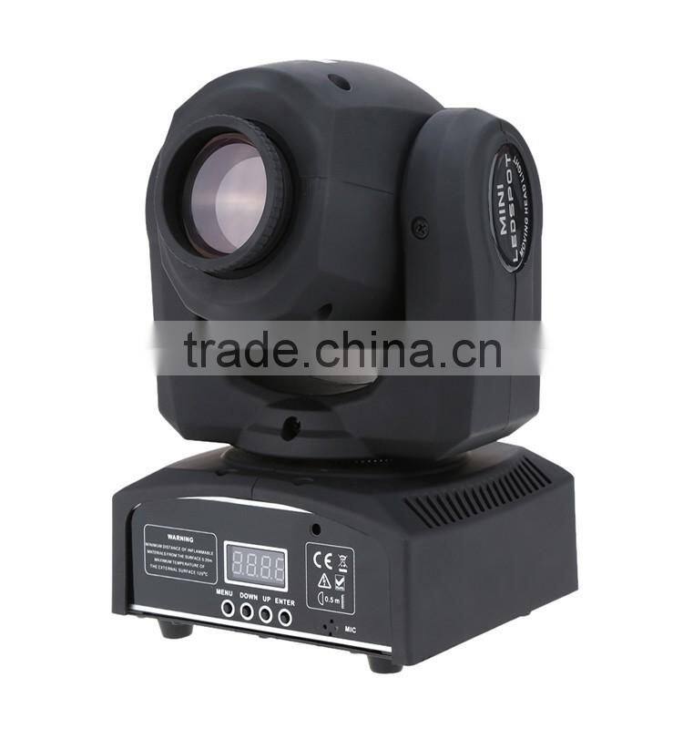 adj 12W led mini spot gobo moving head stage disco light
