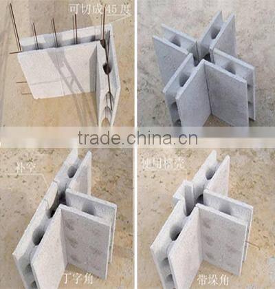 the strongest structure eps and cement icf block machine