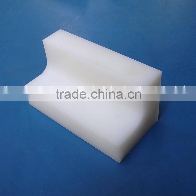 China supllier cnc machined engineering plastic polyethylene pe linear guide rail