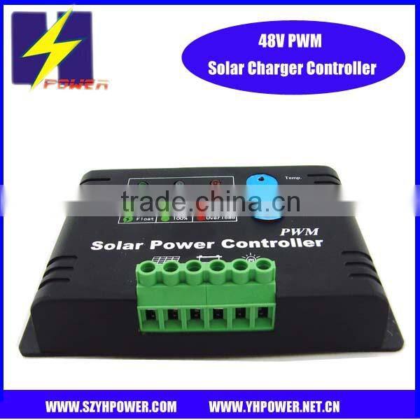Factory 10A PWM solar controller 48v