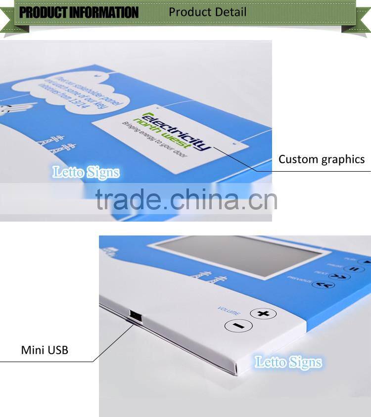 Custom business Video Brochure Presentation Card