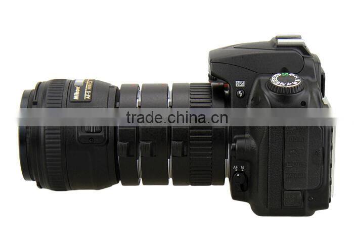 JJC AET-NS Camera Macro Extension Tube Automatic Extension Tube For Nikon F-mount