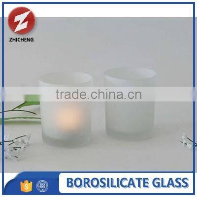 customized transparent borosilicate glass container with lid