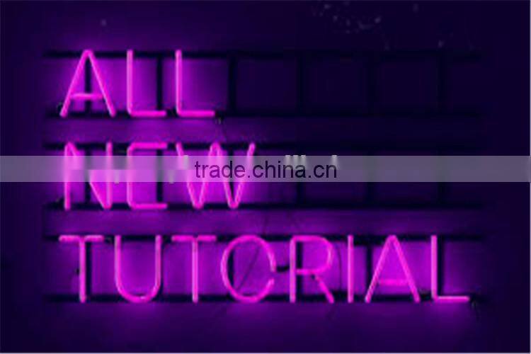 Super Bright Indoor Custom Store Colored Neon Light Sign