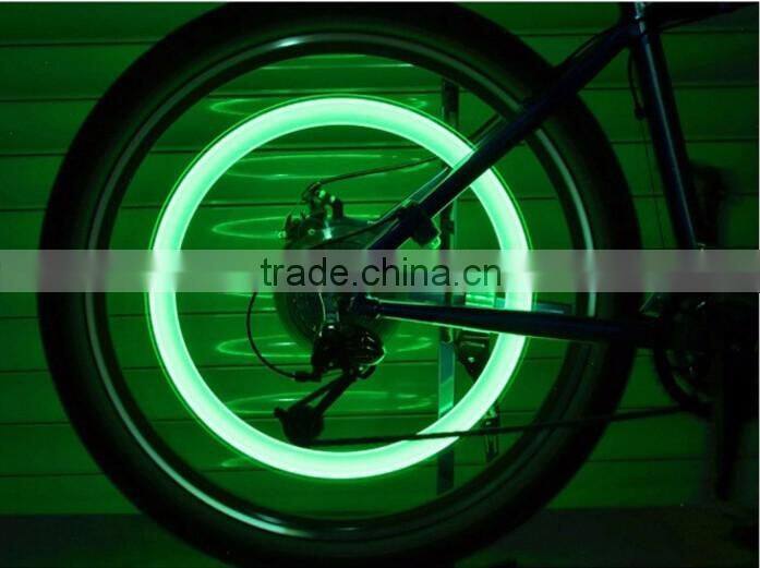 2 PCS colorful LED Flash Tyre Wheel Valve Cap Light for Car Bike bicycle Motorbicycle Wheel