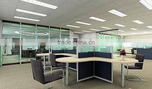 Office aluminum frame glass door and window