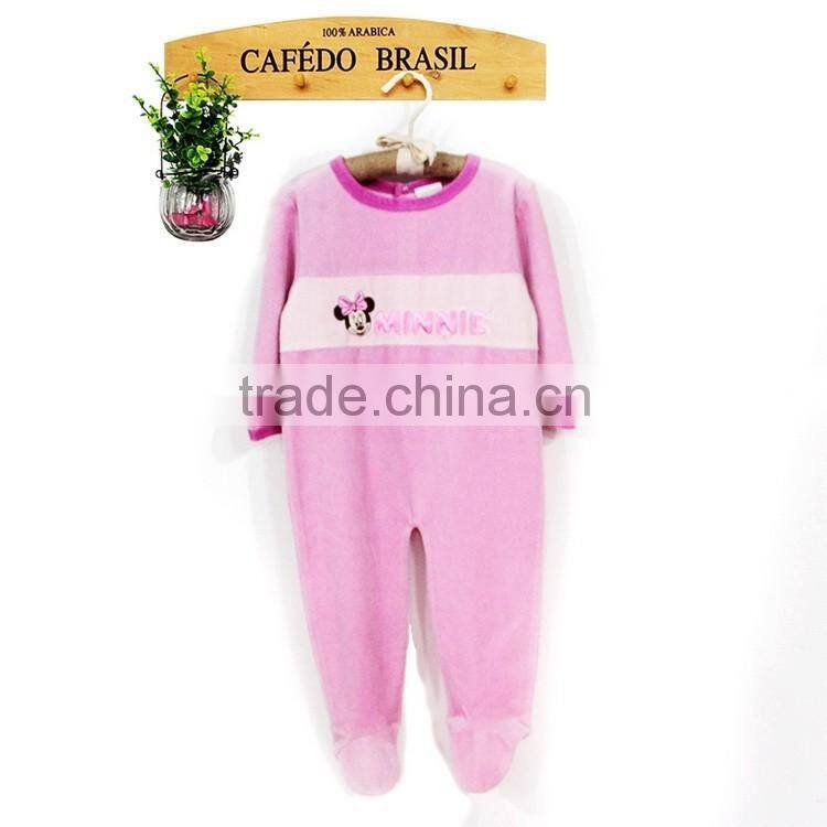 autumn&winter fashion soft long sleeve baby romper clothes