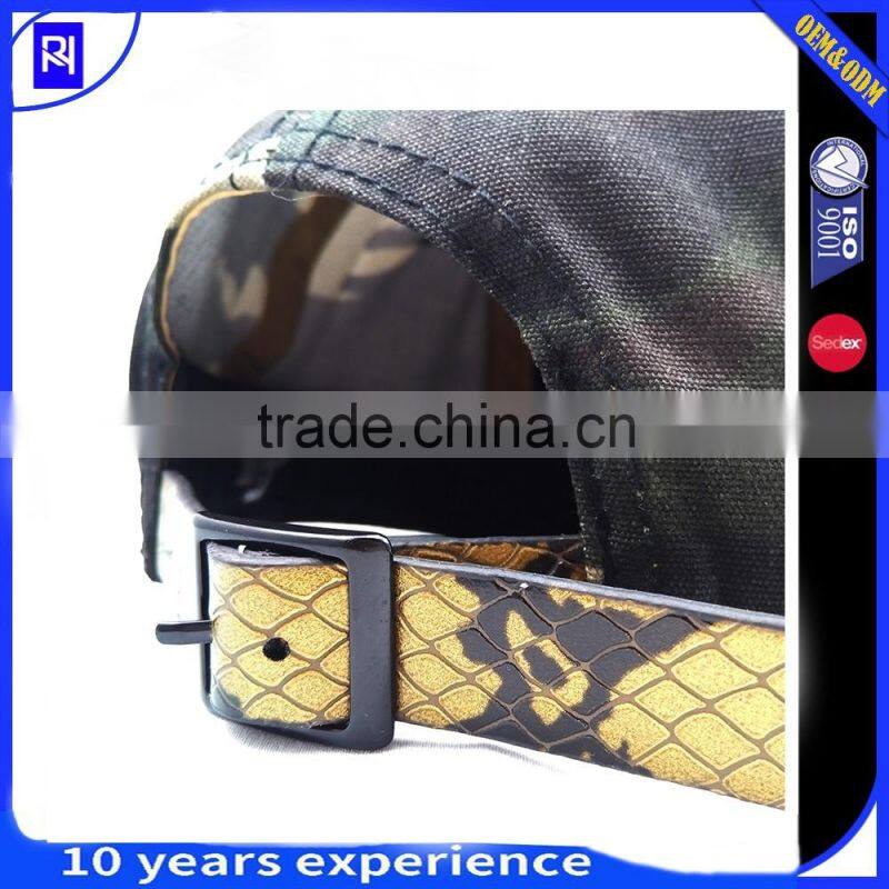 High quality custom New style blank snapback Cap blank camo baseball hats