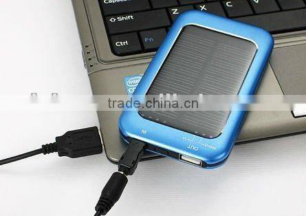 Portable universal solar charger, solar power bank for mobile phone/iPhone/iPad/tablet
