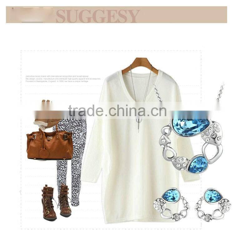 Victoria's love grace Austrian crystal big fashion african jewelry sets dubai