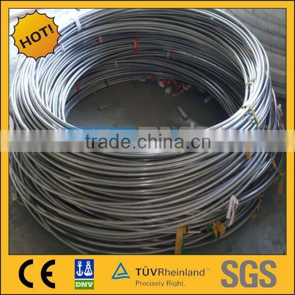 Stainless steel seamless coiled tubing, Bright annealed, super-long