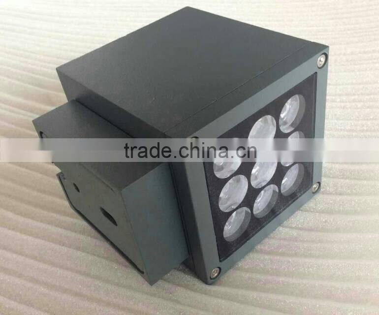 2X10W square hotel LED outdoor Wall Light
