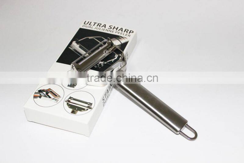 Ultra Sharp Stainless Steel Julienne Peeler Vegetable Slicer Julienne slicer Kitchen Tool Kitchen Gadget