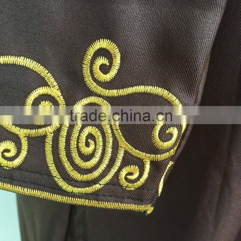 African Fashion Design Handmade Cotton Embroidery Traditional Maxi Dresses