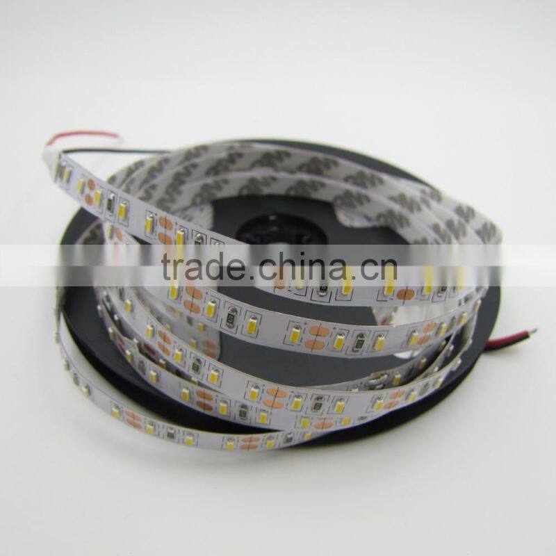 Warm White SMD 3014 LED Flexible Strip 120LED/M 600LED No-waterproof IP20 5 Meter LED Tape Ultra Bright Single-sided Board S