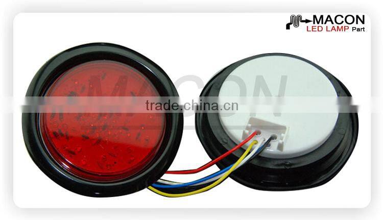 12v 24v 4" round led truck light led side marker lights for trucks